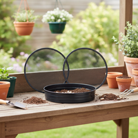Prix d'usine Tamis de jardin en métal de 3/8 pouce, tamis à terre moderne pour jardin domestique, compost et criblage du sol