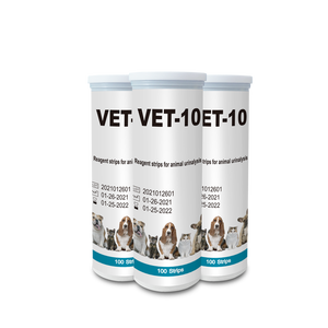 10 bandelettes de <span class=keywords><strong>test</strong></span> urinaire vétérinaire pour chiens et chats, bandelettes réactives pour analyse d'<span class=keywords><strong>urine</strong></span> animale, bandelettes de <span class=keywords><strong>test</strong></span> d'<span class=keywords><strong>urine</strong></span> pour animaux, examen vétérinaire - Product Image 1