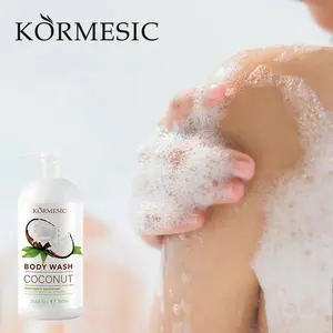 OEM ODM 개인 상표 KORM 고품질 에센스 부드러운 목욕 바디 제품 영양 퍼밍 산 미백 샤워 젤