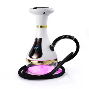 Nouvelle conception de chicha électrique rechargeable sans charbon, chicha électrique portable avec kit d'emballage EVA - Product Image 1
