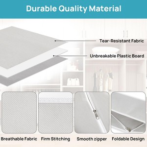 Lot de 6 organiseurs portables pour vêtements de bébé, petites boîtes de rangement en tissu pour tiroirs de placard - Product Image 4