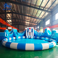 Grande piscine gonflable pour le monde des glaces et de la neige, équipement de parc aquatique pour enfants, piscine de jeu