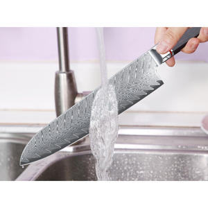 Juego de Cuchillos de Cocina Profesionales de Alta Calidad con Mango de Madera de Palisandro, Logotipo Personalizado, Juego de Cuchillos de Cocina Japoneses de Acero de Damasco - Product Image 2