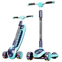 Trottinettes pour enfants avec 3 roues en PU, trottinette d'équilibre pour enfants, trottinette pour enfants de 3 à 12 ans