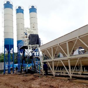 QIC Hzs50 Planta mezcladora de hormigón móvil <span class=keywords><strong>Precio</strong></span> Mezcla húmeda Planta mezcladora de hormigón portátil - Product Image 1