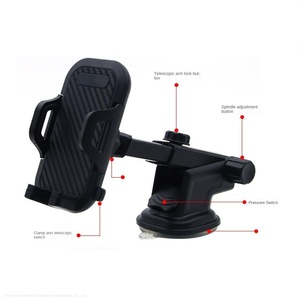 Superventas Ventas de liquidación de fábrica Soporte de teléfono para automóvil Ventosa Telescópica Soporte de teléfono Consola central Succión de vidrio C - Product Image 1
