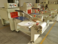Machine d'emballage semi-automatique électrique à barre en L pour film thermorétractable, idéale pour les boîtes alimentaires et les savons