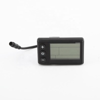 Pantalla Universal de 24V 36V 48V 52V 60V para Bicicletas Eléctricas y Patinetes Eléctricos + Cable de Conexión Impermeable