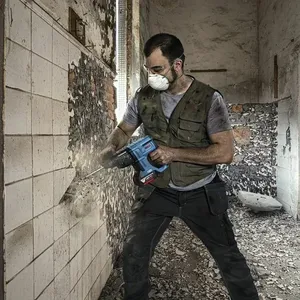 <span class=keywords><strong>Marteau</strong></span> <span class=keywords><strong>perforateur</strong></span> <span class=keywords><strong>sans</strong></span> <span class=keywords><strong>fil</strong></span> <span class=keywords><strong>sans</strong></span> balais <span class=keywords><strong>BOSCH</strong></span> GBH 180-LI avec SDS PLUS 18V, outils électriques professionnels au lithium <span class=keywords><strong>Bosch</strong></span> GBH180-LI - Product Image 4