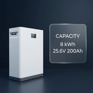 Batterie de stockage d'énergie domestique 8 kWh 25,6 V pour la sauvegarde d'énergie solaire résidentielle - Product Image 1