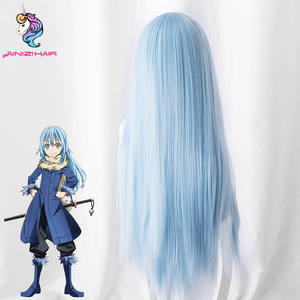 Ainiz การ์ตูนญี่ปุ่นยาวสังเคราะห์สีฟ้าอ่อนตอนนั้นฉันได้กลับชาติมาเกิดเป็นบทบาทเหมือนเมือกจากวิกผมคอสเพลย์ของ <span class=keywords><strong>Rimuru</strong></span> <span class=keywords><strong>Tempest</strong></span> - Product Image 6