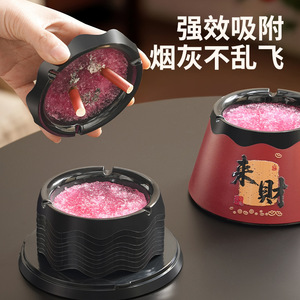 Ashtray Pro Red With Cigarette Extinguishing Sand Replaceable For Indoor Use - Product Image 4