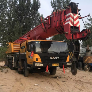Dependable Pre-Owned Sany 90 Ton Hydraulic <b>Crane</b> Fitted with Genuine Parts for Building Engineering Work - Product Image 1