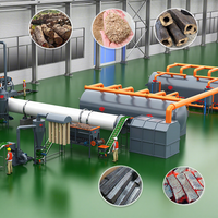 Four de carbonisation à flux d'air horizontal Chengjinlai pour la production de biochar à partir de bois, capacité de 3 tonnes/jour, facile à utiliser, alimenté au bois de chauffage/gaz