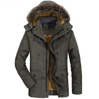 Veste d'hiver à capuche personnalisée pour homme - Manteau chaud