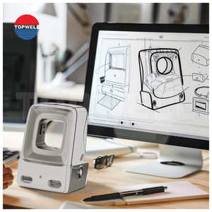 Topwell 3D CAD thiết kế ngành công nghiệp vẽ khuôn tùy chỉnh ép phun dịch vụ vỏ nhựa sản phẩm điện tử - Product Image 1