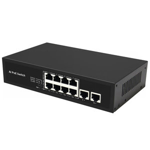 Sunsoont 8 Cổng Chuyển Mạch <span class=keywords><strong>Ethernet</strong></span> POE Không Được Quản Lý, Chuyển Đổi Mạng POE 2 Cổng Uplink Cho Máy Ảnh <span class=keywords><strong>Dahua</strong></span> - Product Image 2