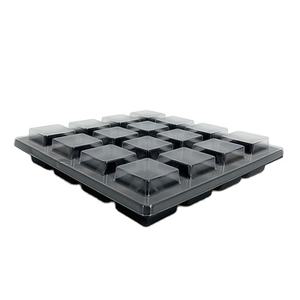 Customized Chocolate Blister Packing <strong>Trays</strong> Black Plastic <strong>Candy</strong> <strong>Tray</strong> Insert for Chocolate - Product Image 1