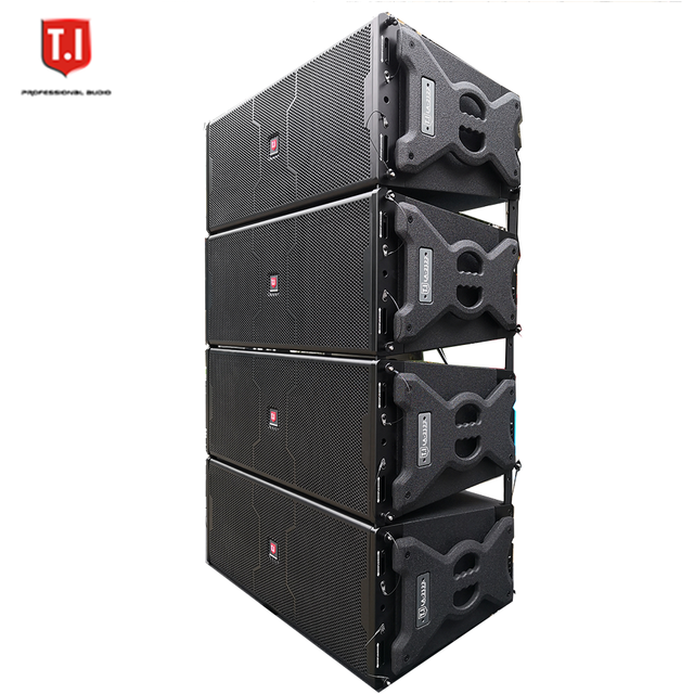 Home Theater Audio Set Dj Sound System Audio Dual 12 Inch Two Way Line Array Speaker T.I Pro Audio
