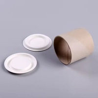 Emballage en papier biodégradable sans plastique, capuchon en papier pour tube