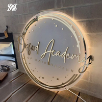 Fabricants d'enseigne à LED en Chine Enseigne irrégulière en acrylique 3D avec logo pour petite entreprise Enseigne de bureau à LED pour barre d'enseigne à LED 3D
