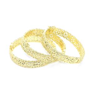 Brazalete de Moda para Mujer con Patrón Geométrico Chapado en <span class=keywords><strong>Oro</strong></span> de <span class=keywords><strong>14K</strong></span> y Brazalete de Latón con Perlas de Imitación Cuadradas Estilo Princesa, Joyería para Mujer - Product Image 2