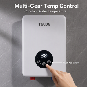 <span class=keywords><strong>Chauffe</strong></span>-<span class=keywords><strong>eau</strong></span> électrique 220V 5500W à commande tactile, étanche IPX4, affichage LED, économie d'énergie, pour hôtels et usage domestique, chauffage rapide - Product Image 4