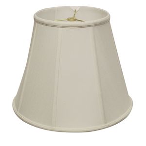 DB Deep Empire Softback Lampshade Washer Fitter Lámparas de mesa de diseño costero de tela natural blanca-9 \ "Top X 18 \" Bottom X 13 \" - Product Image 3