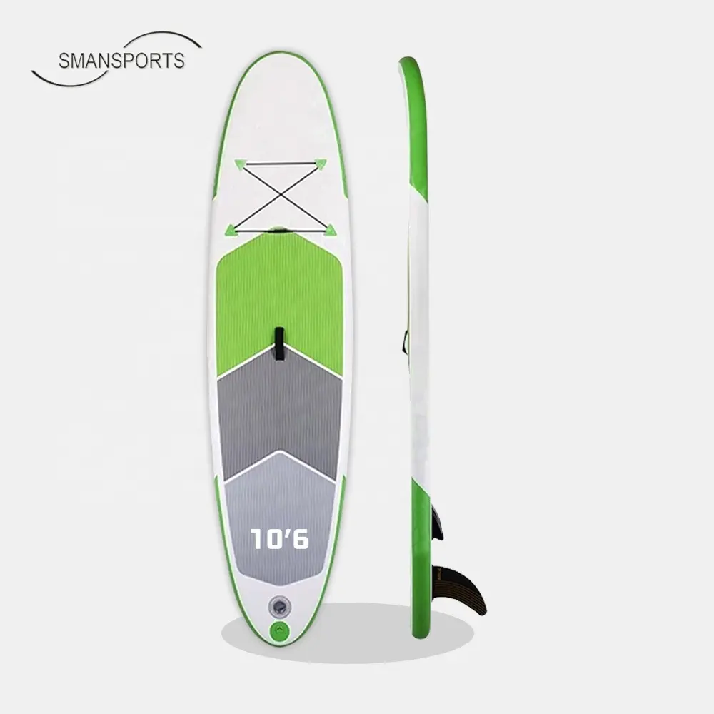 Drop Stitch PVC 10'6 aufblasbare Stand Up Paddle Boards individuelles Design Sup Surfbrett für See und Meer