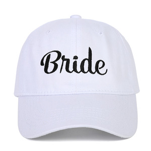 Go Party addio al nubilato al nubilato da nubilato con cappello da sposa con lettera dello sposo cappelli da festa ricamati cappelli da Baseball per donna uomo - Product Image 3