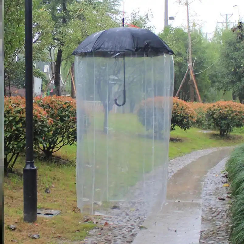 Benutzerdefinierte Billig Volle Körper Regenmantel Sonne Gerade Regenschirm Für Verkauf