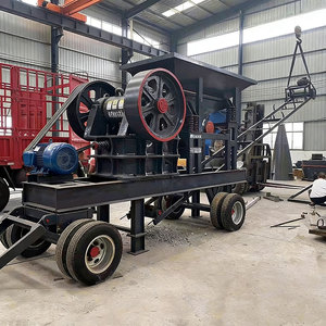 Frantoio a mascelle <span class=keywords><strong>mobile</strong></span> compatto per ghiaia e costruzioni, frantoio primario cingolato per oro 20-40t/h con motore AC, marca Haotuo - Product Image 4