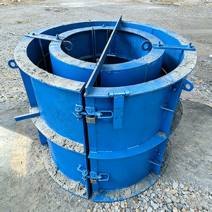 Moule <span class=keywords><strong>en</strong></span> béton durable <span class=keywords><strong>pour</strong></span> les anneaux de puits d'inspection, conçu <span class=keywords><strong>pour</strong></span> le moulage de puits d'inspection circulaires dotés d'ouvertures rondes. - Product Image 2