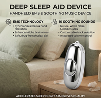 Nouvel appareil portable OEM BC1000 à micro-courant pour l'aide au sommeil, avec technologie avancée de relaxation manuelle pour le soulagement du stress
