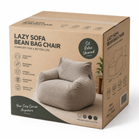 Boîte pliable à double paroi en carton ondulé, facile à assembler, logo personnalisé pour les articles ménagers, emballage en gros