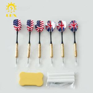 Jeu de fléchettes en <span class=keywords><strong>bois</strong></span> personnalisable pour divertissement à domicile avec <span class=keywords><strong>cible</strong></span> standard volante et boîte en <span class=keywords><strong>bois</strong></span> pour le tir aux fléchettes - Product Image 2