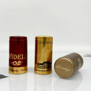 Bouchons Thermiques Capsules Rétractables en Aluminium Rhum Spirit Whisky Rhum Gin Vodka Vin à Prix Compétitif