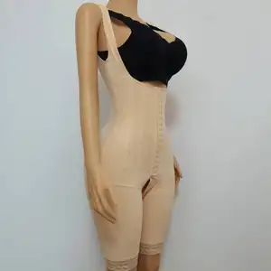 女性瘦身高腰蕾丝腹部控制臀部提升机臀部增强塑身衣Faja Colombianas