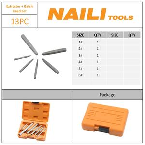 6pcs Industrial DIY Square <strong>Screw</strong> Extractor Set Customizable OEM &amp; ODM Damaged Bolt Drill Bits <strong>Removal</strong> <strong>Tools</strong> Broken <strong>Screw</strong> Remover - Product Image 6