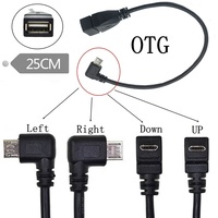 0,3 m schwarzes USB 2.0-Adapterkabel Doppel buchse Rechts Links Winkel Y Splitter Hub Braid Shield ing Stecker 2 Dual USB-Buchsen