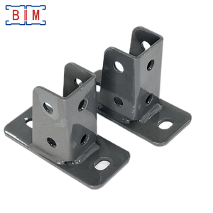 Основание для профиля Unistrut 1-5/8''x1-5/8'' с черным порошковым покрытием, изготовленное на заказ - Product Image 5