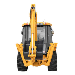 Высокоэффективное центральное шарнирное экскаваторное устройство, одобренное CE, экскаватор-погрузчик 4x4 для продажи - Product Image 1