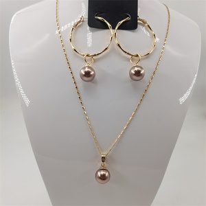 <span class=keywords><strong>Orecchini</strong></span> a Cerchio con Pendente di Perla Hawaiana, <span class=keywords><strong>Orecchini</strong></span> in Oro 18K Progettati per Donne e Ragazze - Product Image 2