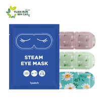 Masque oculaire auto-chauffant jetable à la vapeur, OEM ODM, logo personnalisé, compresse chaude, patch oculaire à la vapeur pour soulager la fatigue oculaire, certifié CE