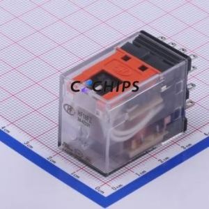 HF18FZ/24-4Z231 Power Relay Through hole,21.5x28mm Relay 24V 4 Changeover: 4C (4PDT-Changeover)::: 14 5A-24VDC/5A-220VAC - Product Image 2