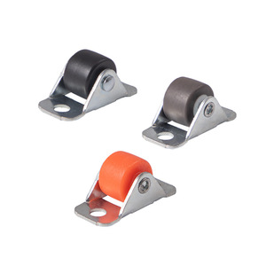 Mini Nylon Directional Wheel 1.3 Cm Height Silent Rubber Roller For Shoe Cabinet Drawer Slide Accessories - Product Image 3