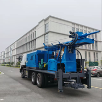 Pompe de forage rotative DTH sur chenilles RYX à moteur diesel 22HP 250mm 1200mm 500m Max 5000KG Garantie 2 ans Portable pour la construction