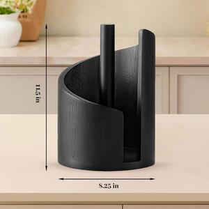 Porte-serviettes <span class=keywords><strong>en</strong></span> <span class=keywords><strong>papier</strong></span> de bureau et support de rangement pour mouchoirs de cuisine, moderne, durable, <span class=keywords><strong>en</strong></span> bois, sur pied, à un seul niveau, pour la maison et l'hôtel - Product Image 6