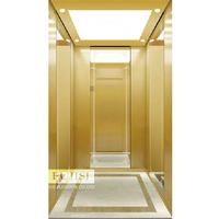 Ascenseur moderne pour passagers avec machine de traction sans engrenages pour appartements et escaliers