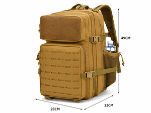 Waterproof tactical <b>backpack</b> in Oxford fabric camouflage design, nylon-polyester blend, suitable for outdoor sports and hunting - Product Image 5